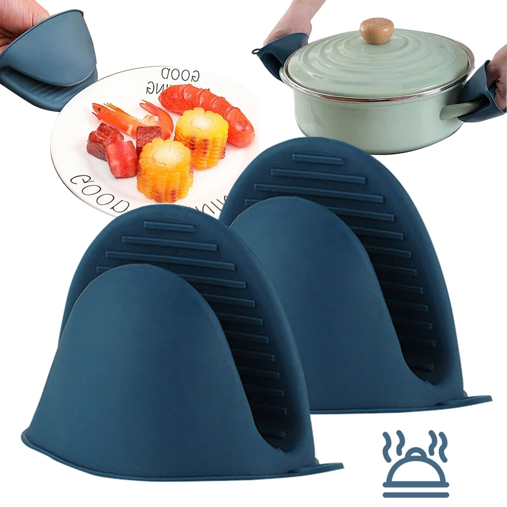 Kitchen Oven Baking Pans - Silikon-Ofenhandschuhe Hitzebeständige Topflappen Rutschfeste Küchenhandschuhe zum