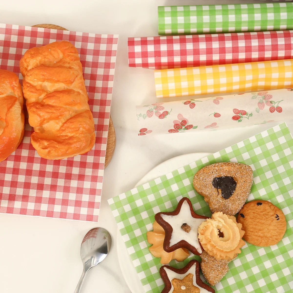 Kitchen Baking Sheets - 50 Stück ölbeständiges Geschenkpapier für Brot,