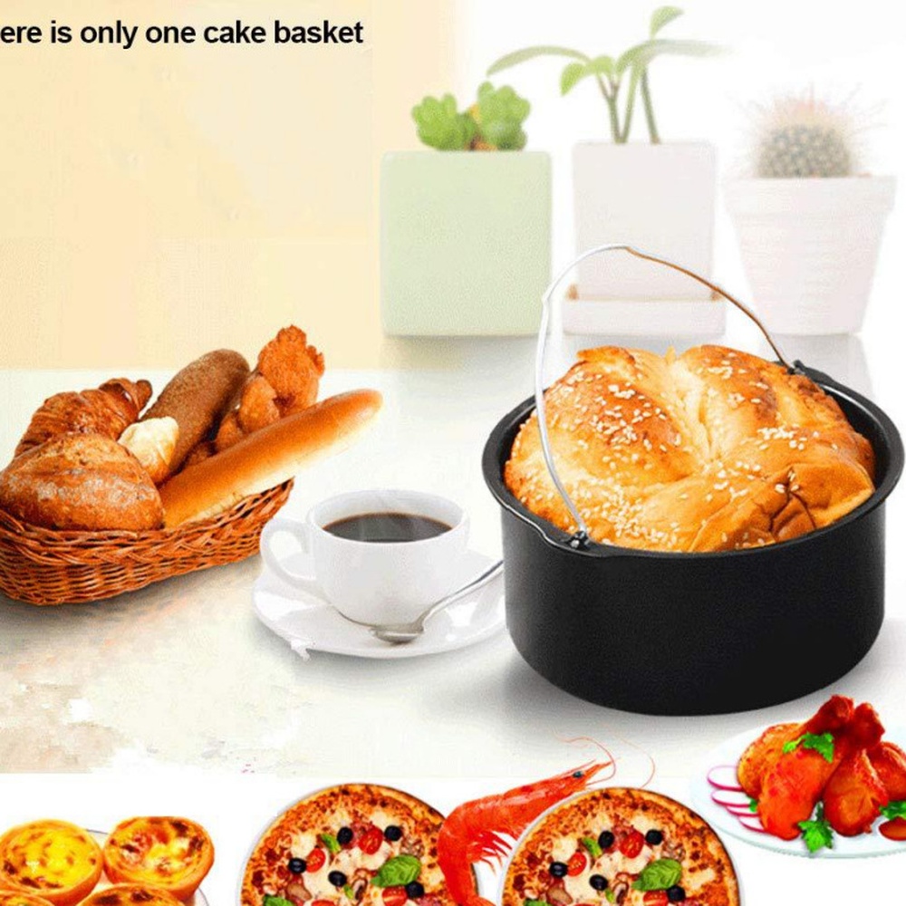 Kitchen Essentials Baking Tray - Universelles Zubehör für Heißluftfritteusen, Edelstahl-Backblech, Grillrost,