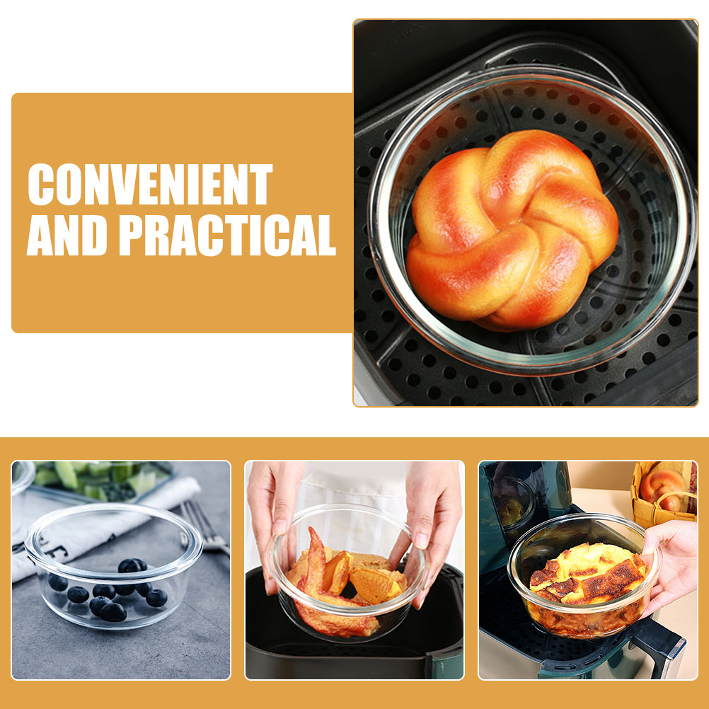 Kitchen Baking Bowls - 2 Stück hitzebeständige Glas-Backschüsseln, Mehrzweck-Mischschüsseln für