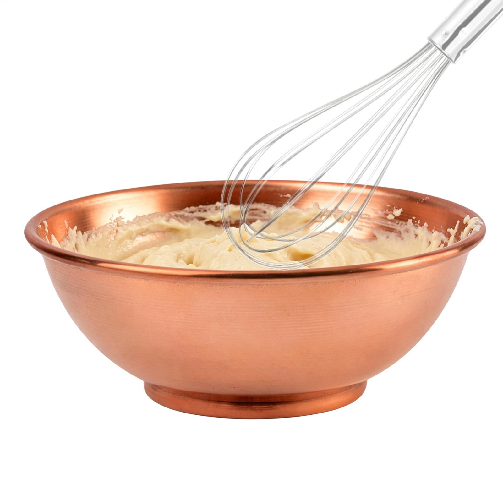 Kitchen Baking Bowls - Kupferschüssel, große Aufbewahrungsbehälter, Kupfer-Mischschalen für Salat,