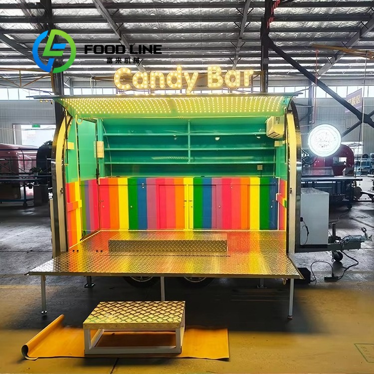 Kitchen Baking Cart - Maßgeschneiderte Anhänger, mobiler kleiner Konzessions-BBQ-Grillwagen, USA,