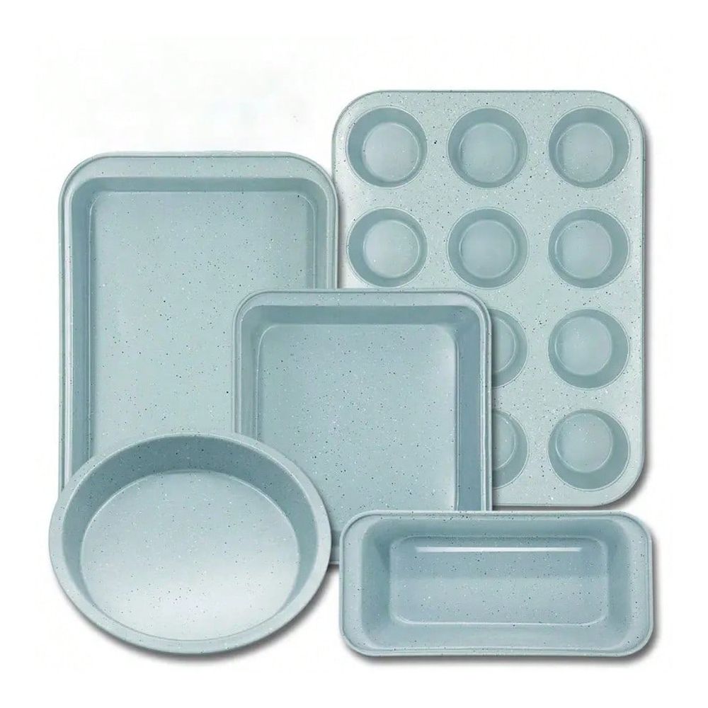 Kitchen Baking Sheets - 10-teiliges Backformen-Set, antihaftbeschichtetes Küchenbackgeschirr, Kohlenstoffstahl, inklusive