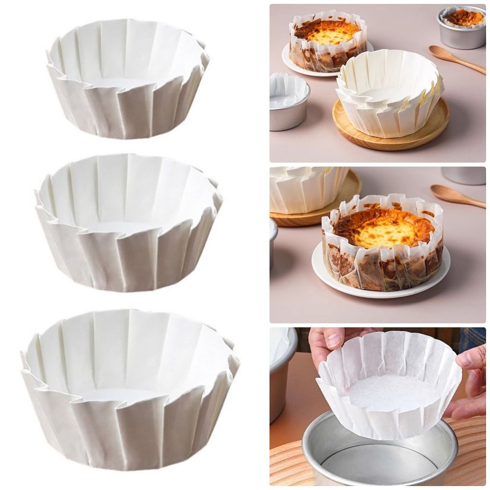 Kitchen Baking Sheets - 4/6/8inch faltbare Cupcake Liner Back becher