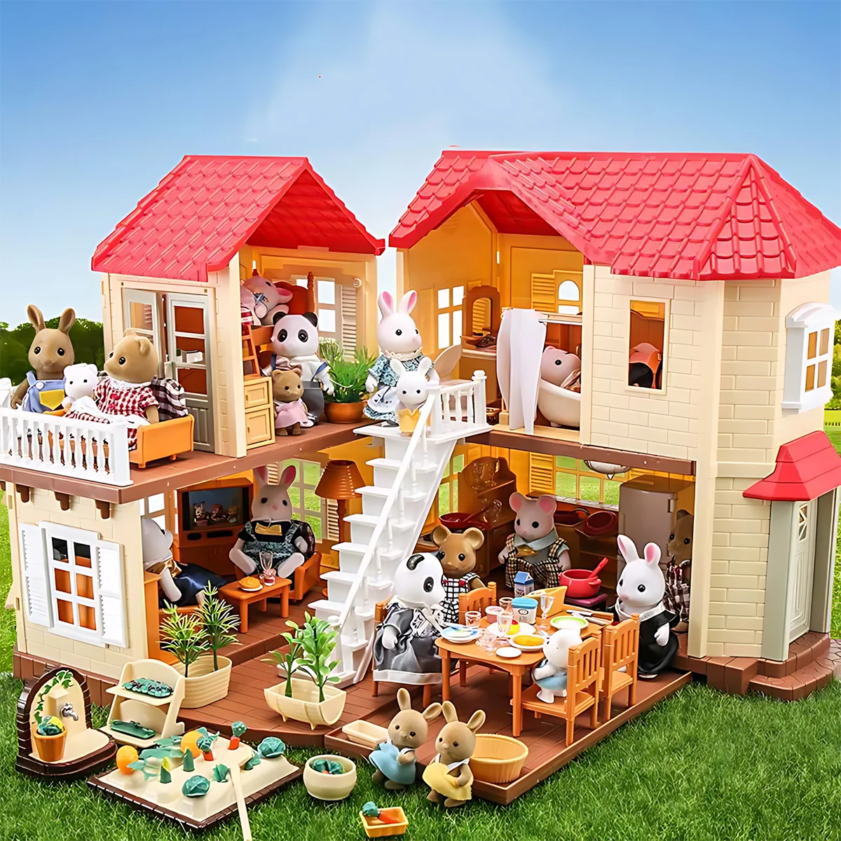 Kitchen Up - Miniatur-Möbel 1:12 Puppenhaus Küche Wohnzimmer Schlafzimmer