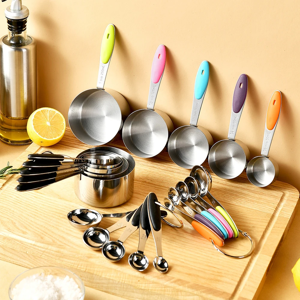 5/10Pcs Edelstahl Messbecher U – Kitchen Baking Kit Bewertung und Preis
