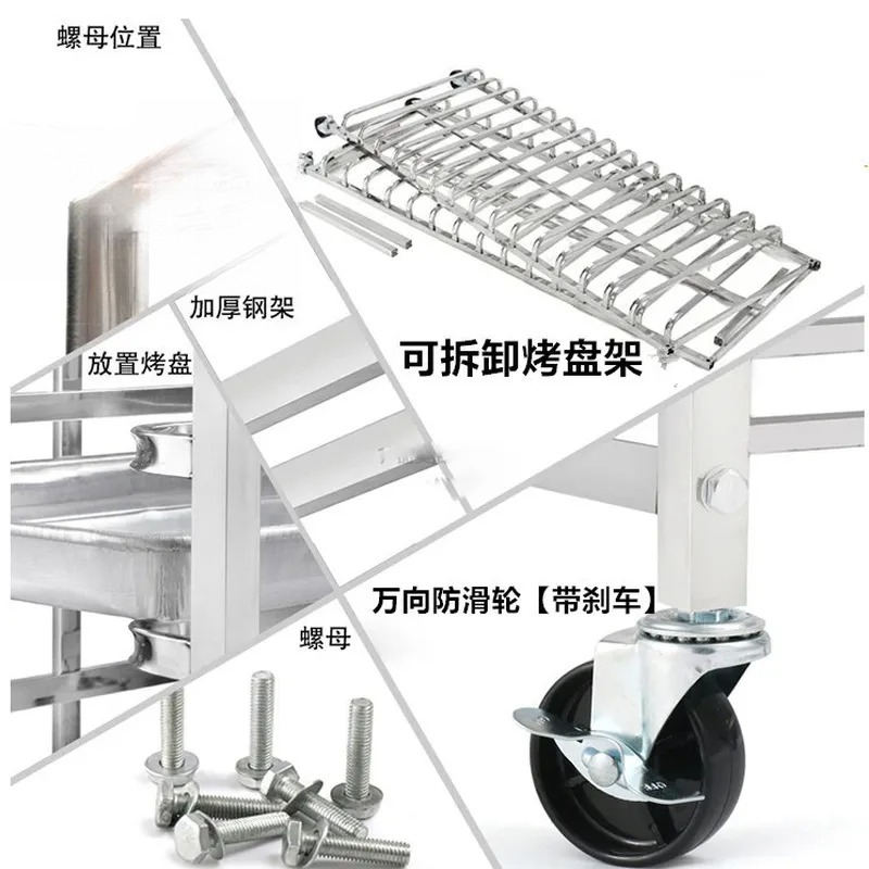 Edelstahl Backblech-Regalwagen – Kitchen Baking Cart Bewertung und Preis