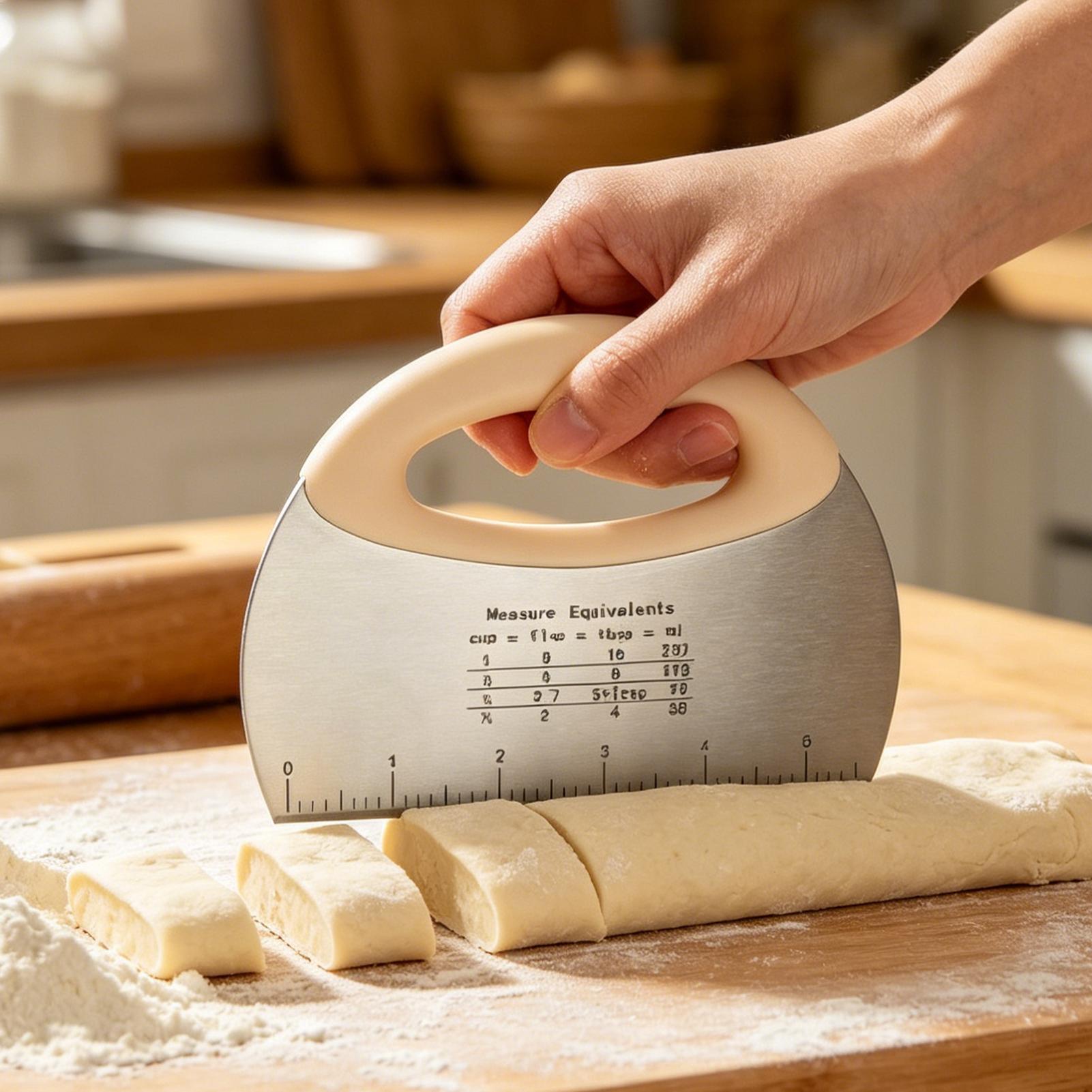 Küchen-Teigschaber aus Edelsta – Bench Scraper Dough Bewertung und Preis