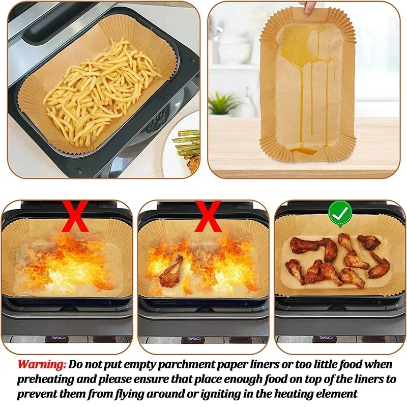 Einweg-Luftfritteusen-Papier,  – Kitchen Baking Sheets Bewertung und Preis