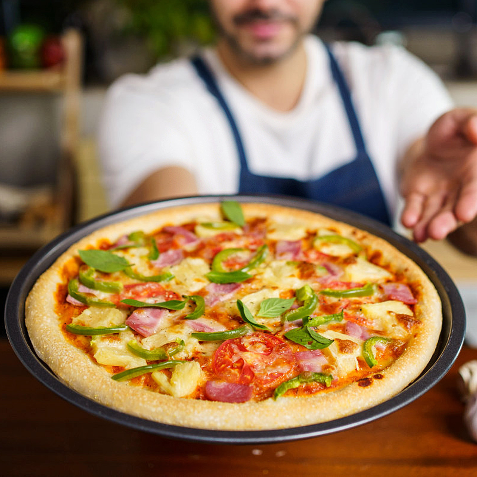 Runde Antihaft-Pizzapfanne aus – Kitchen Bakery Bewertung und Preis