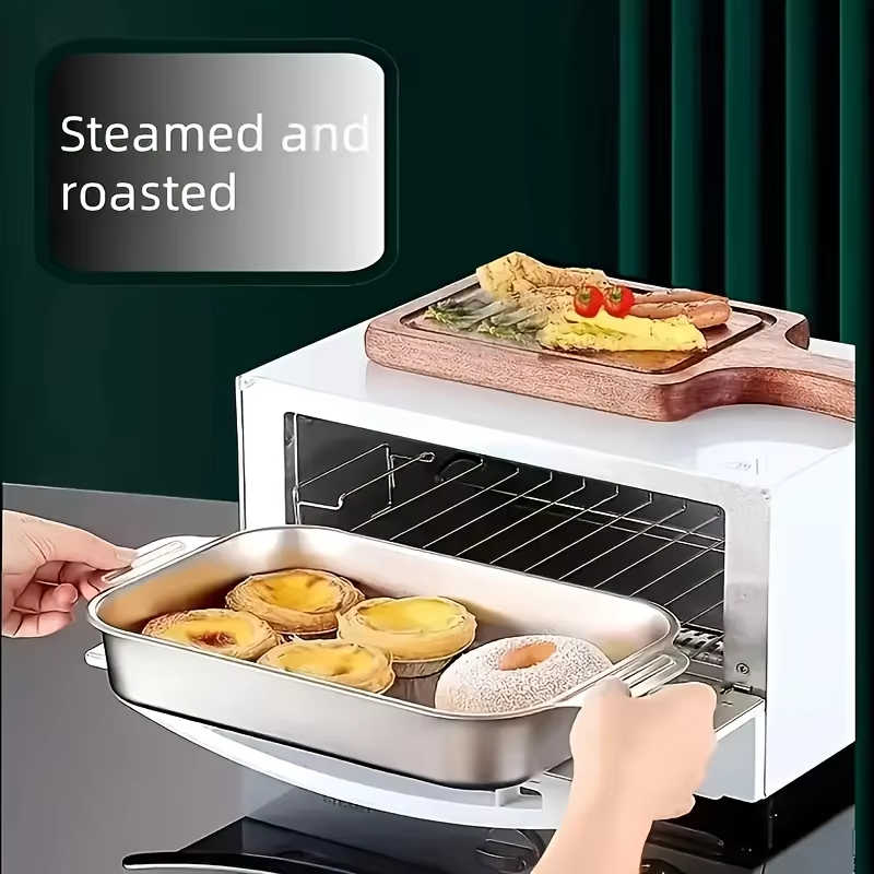 Edelstahl-Backform mit Deckel  – Kitchen Oven Baking Pans Bewertung und Preis