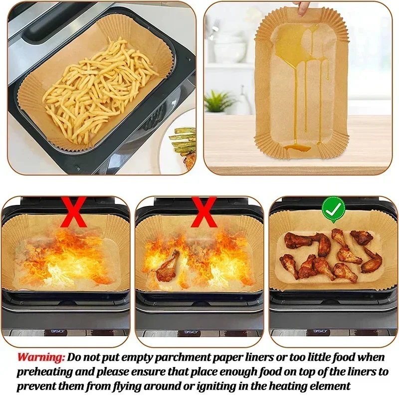 Einweg-Luftfritteusen-Papier,  – Kitchen Baking Sheets Bewertung und Preis