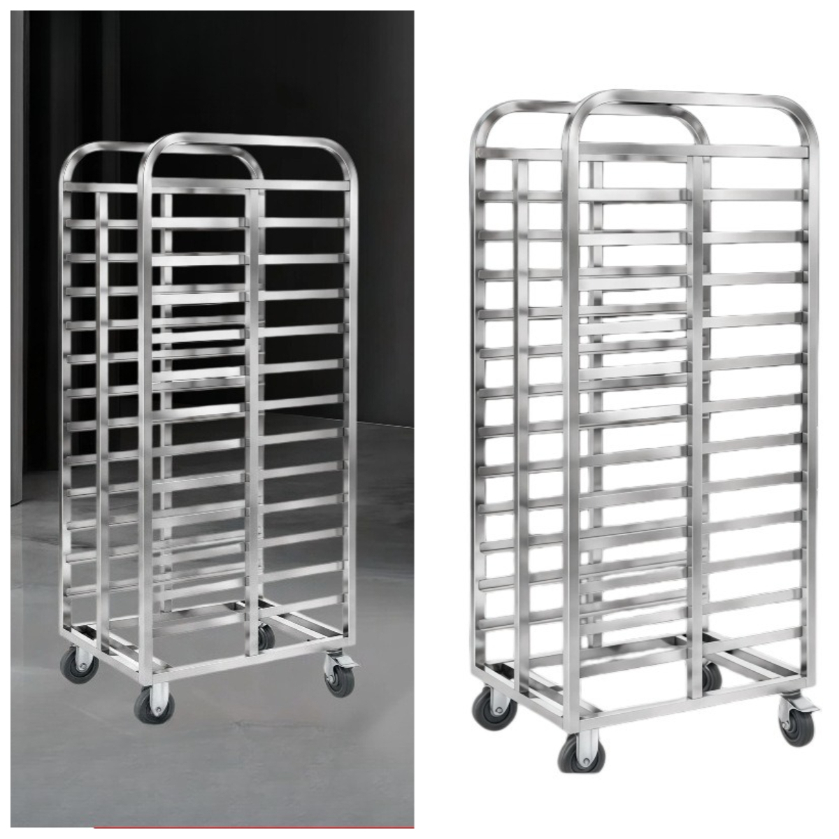 Edelstahl Mehrstöckiger Backbl – Kitchen Baking Cart Bewertung und Preis