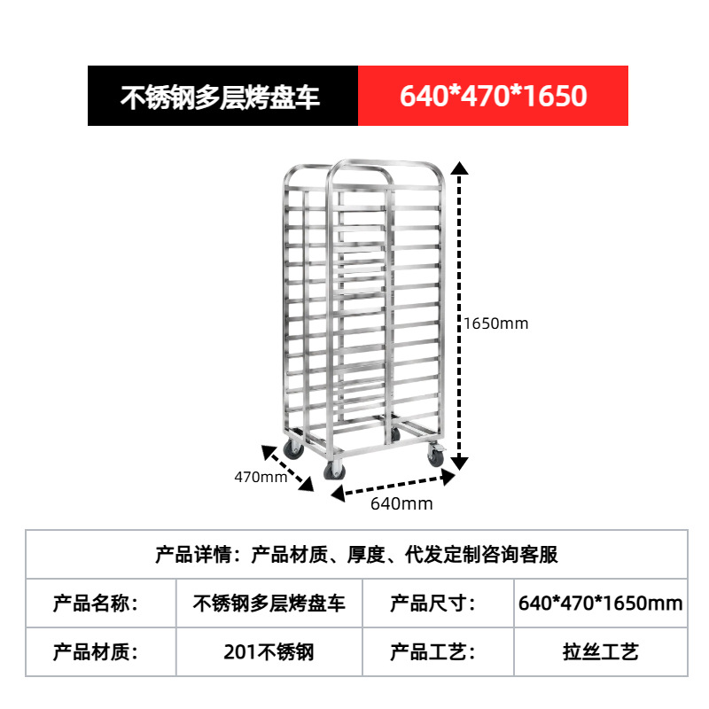 Edelstahl Mehrstöckiger Backbl – Kitchen Baking Cart Bewertung und Preis