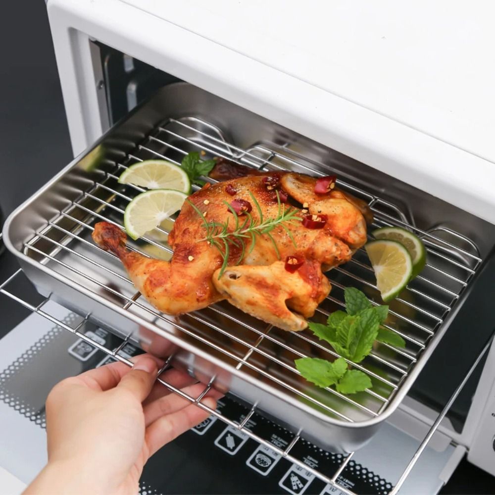 Tragbare Antihaft-Edelstahl-Ba – Kitchen Oven Baking Pans Bewertung und Preis