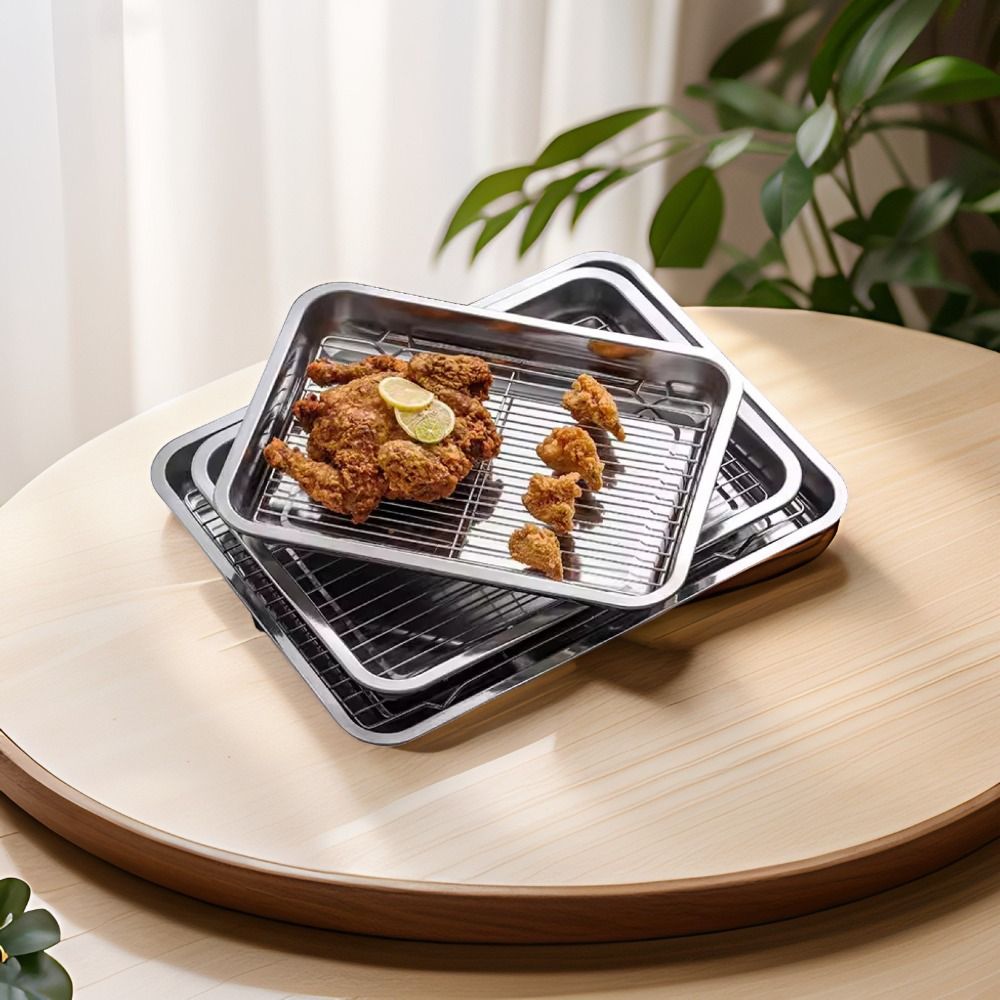 Tragbare Antihaft-Edelstahl-Ba – Kitchen Oven Baking Pans Bewertung und Preis