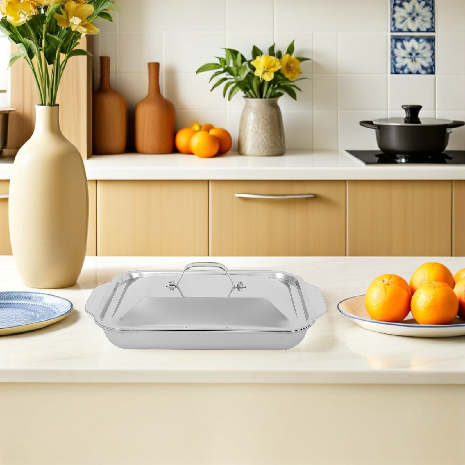 Rechteckiges Grillblech aus Ed – Kitchen Oven Baking Pans Bewertung und Preis