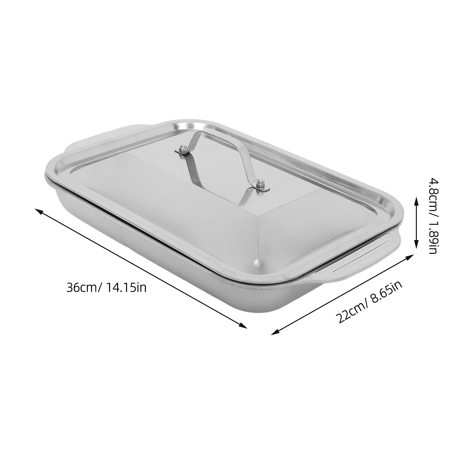 Rechteckiges Grillblech aus Ed – Kitchen Oven Baking Pans Bewertung und Preis