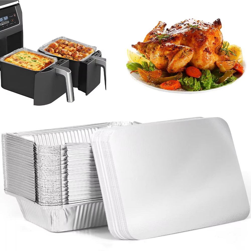 10PCS Einweg Aluminium Folie L – Kitchen Oven Baking Pans Bewertung und Preis