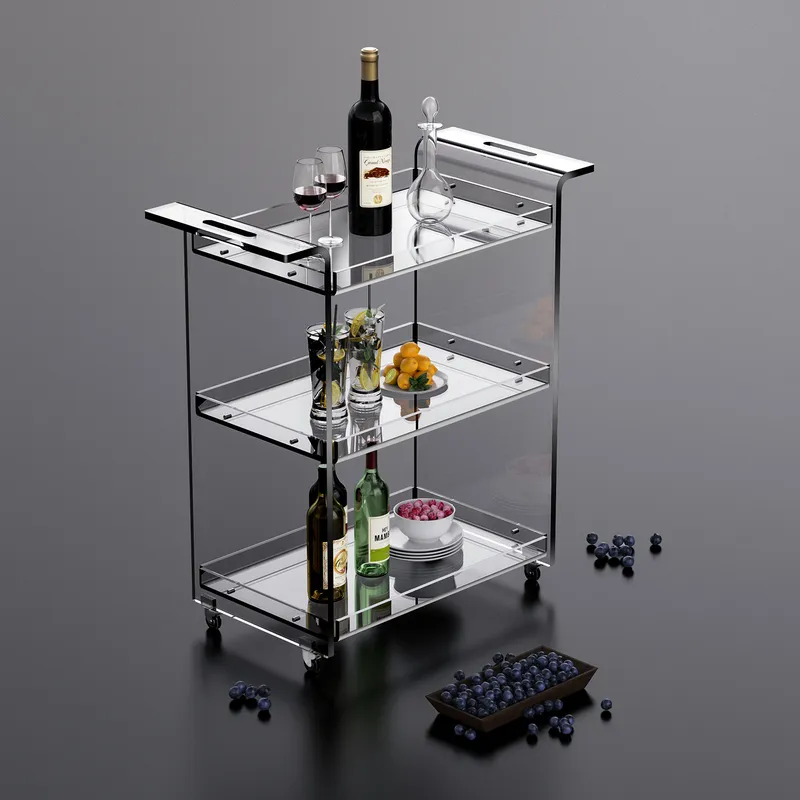 Moderner 3-stöckiger Küchenwag – Kitchen Baking Cart Bewertung und Preis