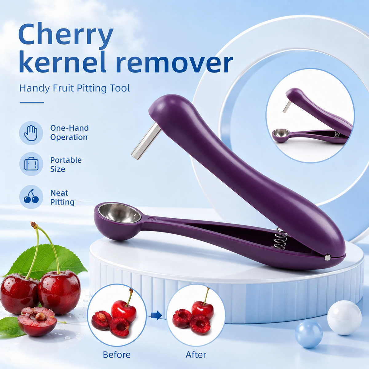 Kirschkern-Entferner Handliche – Kitchen And Baking Tools Bewertung und Preis