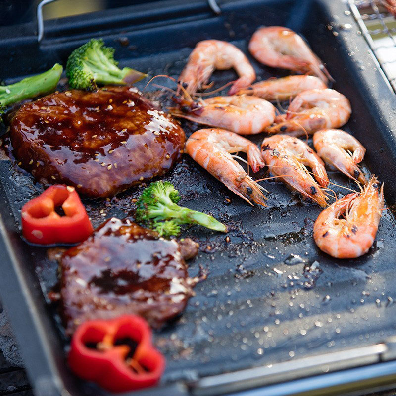 Dicke quadratische Grillpfanne – Kitchen Oven Baking Pans Bewertung und Preis