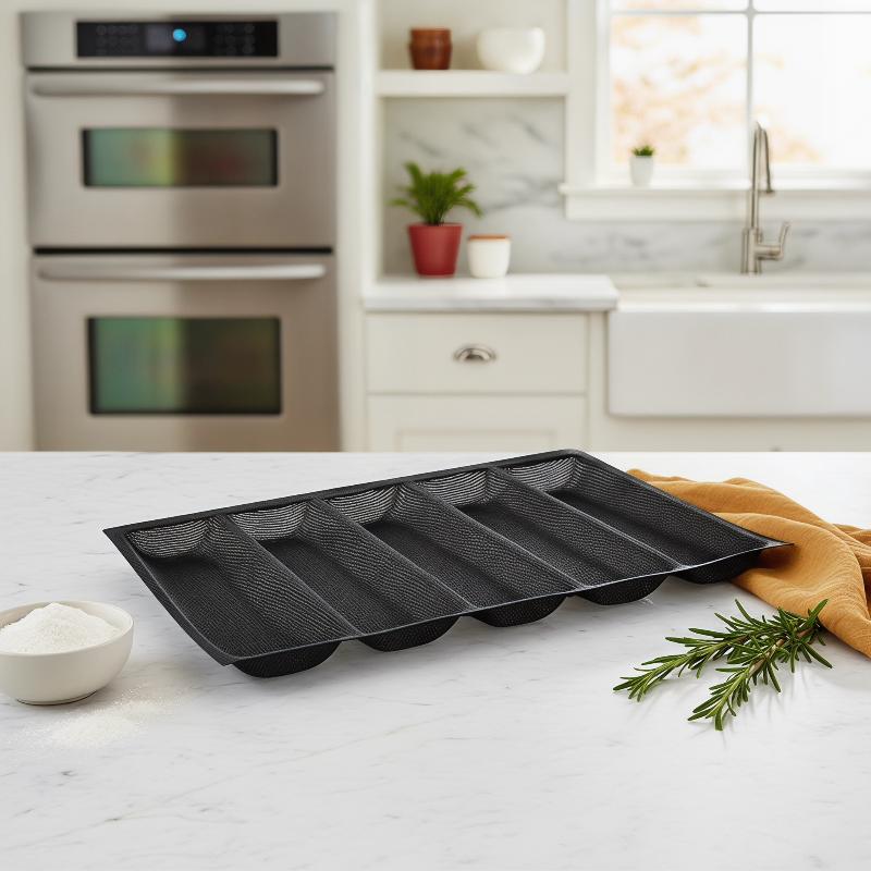 5-fach Backform für Hoagie-Brö – Kitchen Essentials Baking Tray Bewertung und Preis