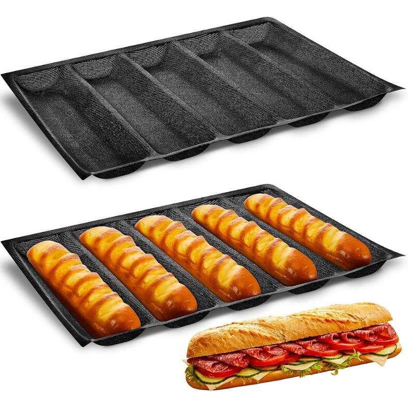 5-fach Backform für Hoagie-Brö – Kitchen Essentials Baking Tray Bewertung und Preis