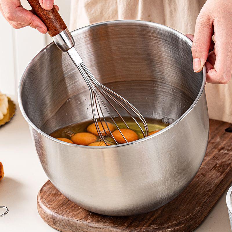 1 Stück Edelstahl-Rührschüssel – Kitchen Baking Bowls Bewertung und Preis