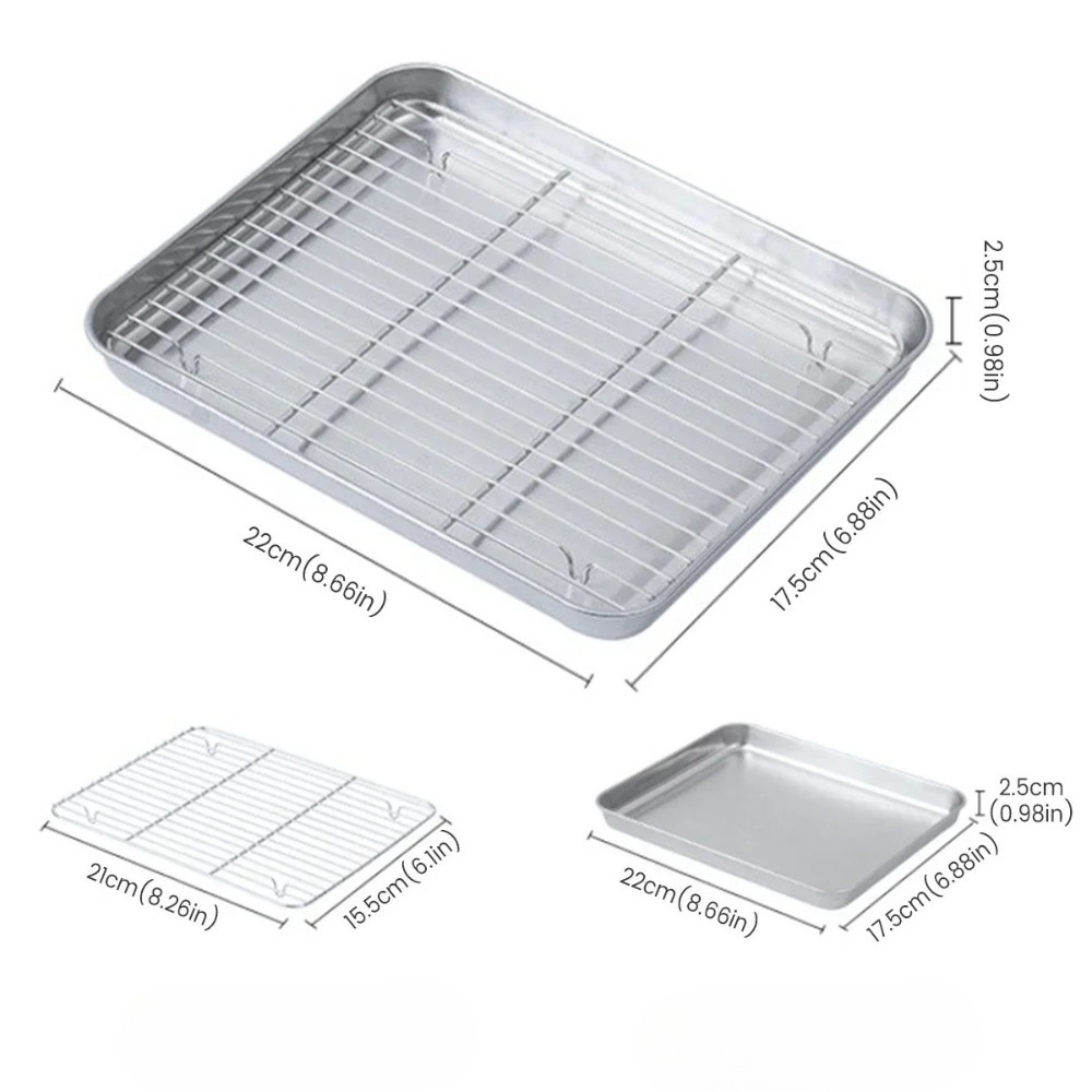 Edelstahl-Backblech mit Drahtg – Cooling Rack Wire Bewertung und Preis