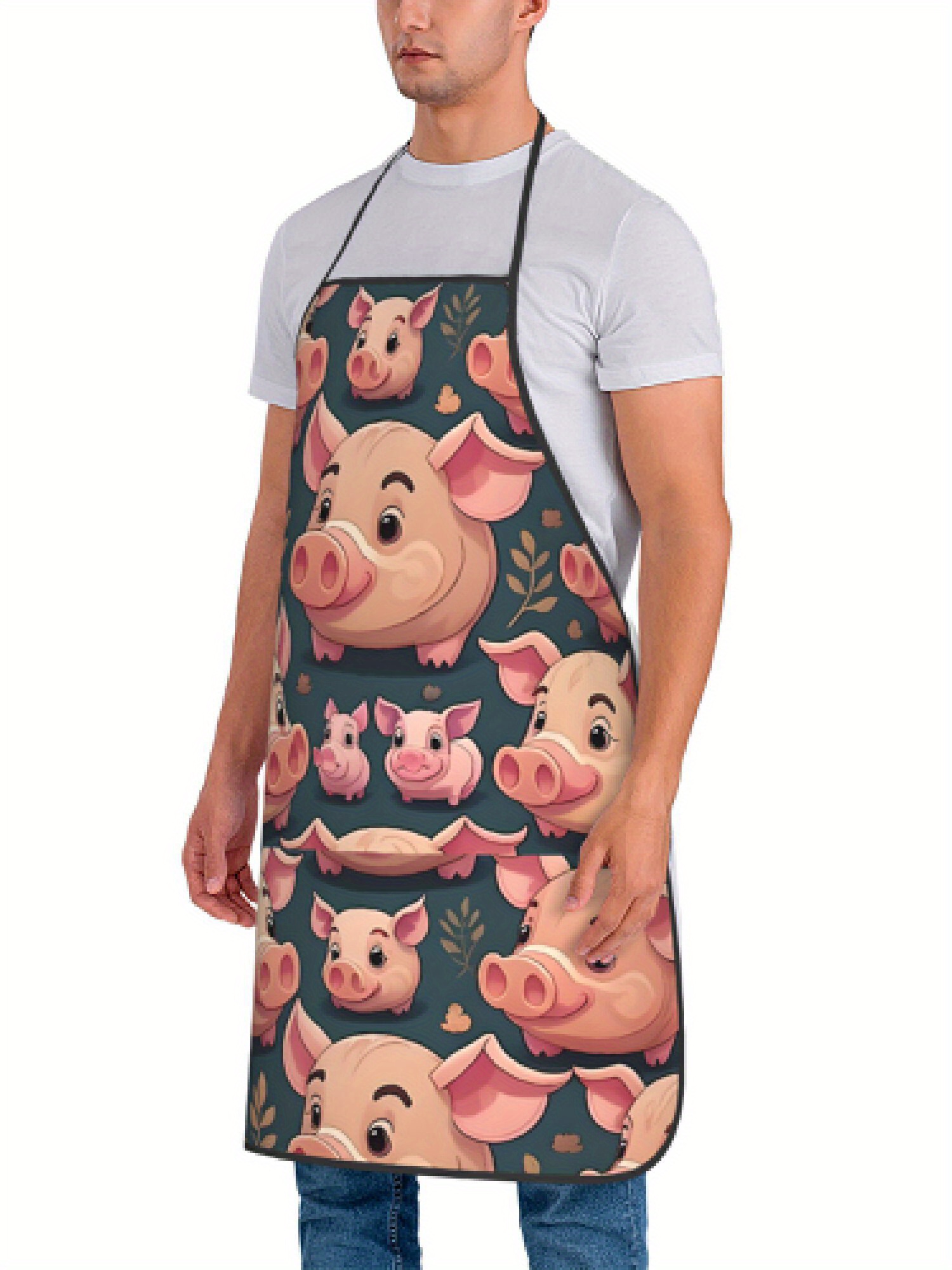 1 Stück Retro-Schürze im rosa  – Baking Kitchen Design Ideas Bewertung und Preis