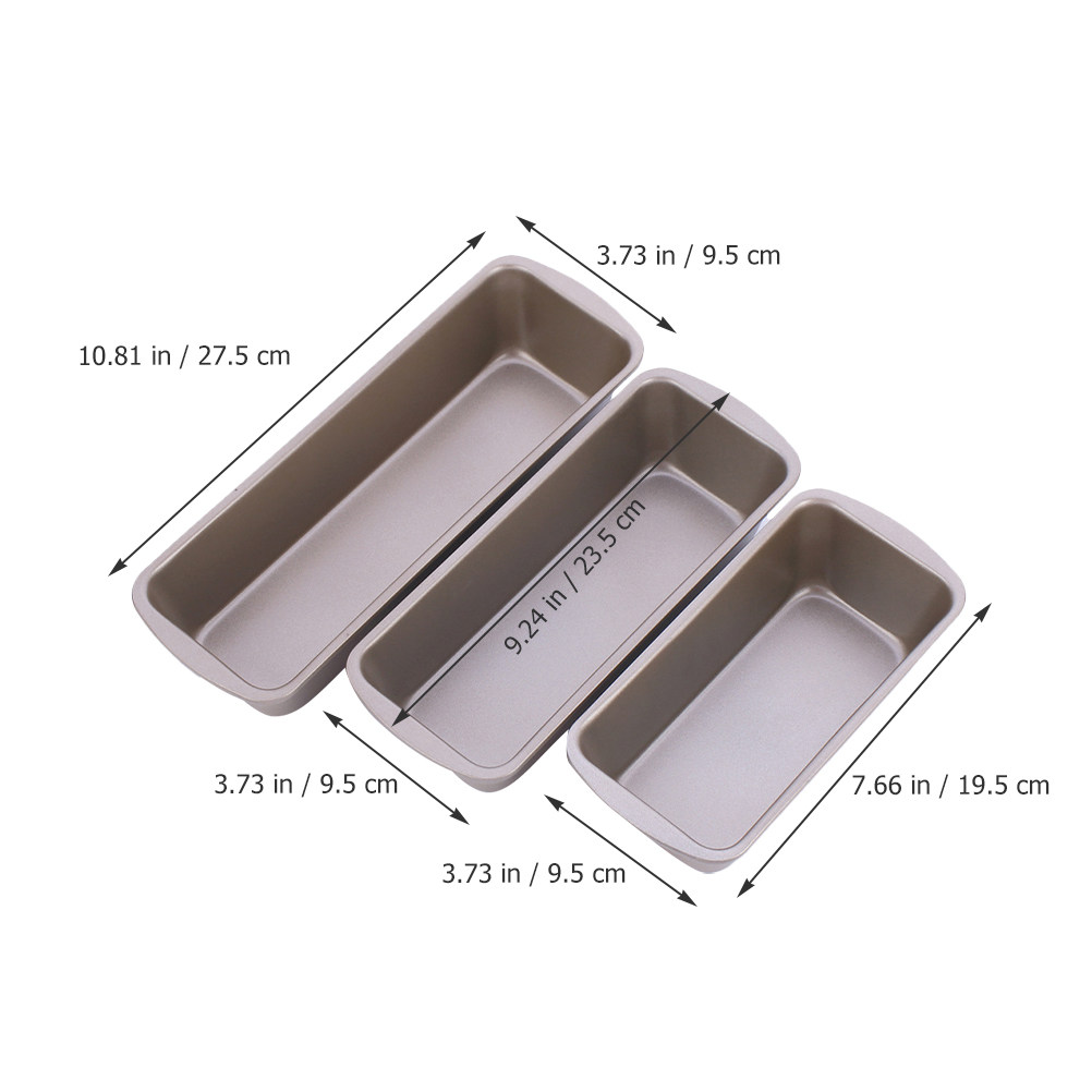 3-teiliges rechteckiges Brotba – Kitchen Bakery Bewertung und Preis