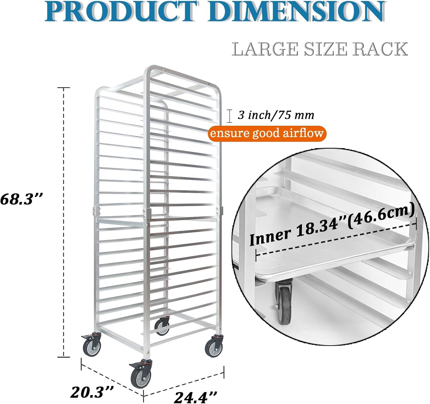 Kommerzieller 20-stufiger Edel – Kitchen Baking Sheets Bewertung und Preis