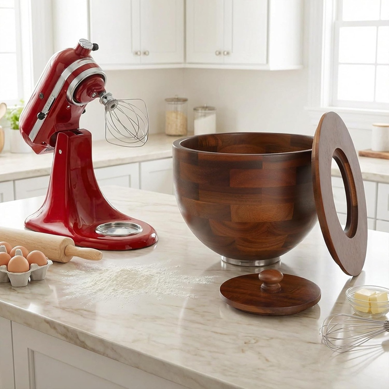 ◉ Holz-Rührschüssel für Kitche – Kitchenaid Mixer Hand Mixer Bewertung und Preis