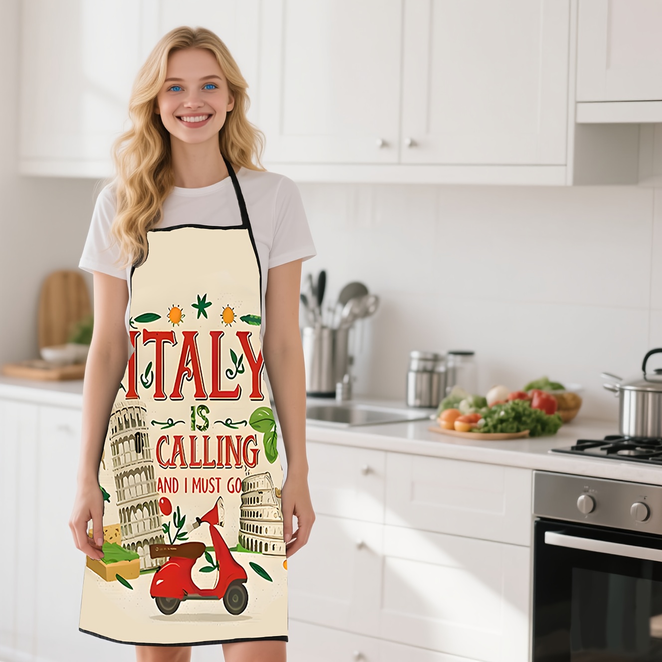 1 Stück Schürze im italienisch – Baking Kitchen Design Ideas Bewertung und Preis